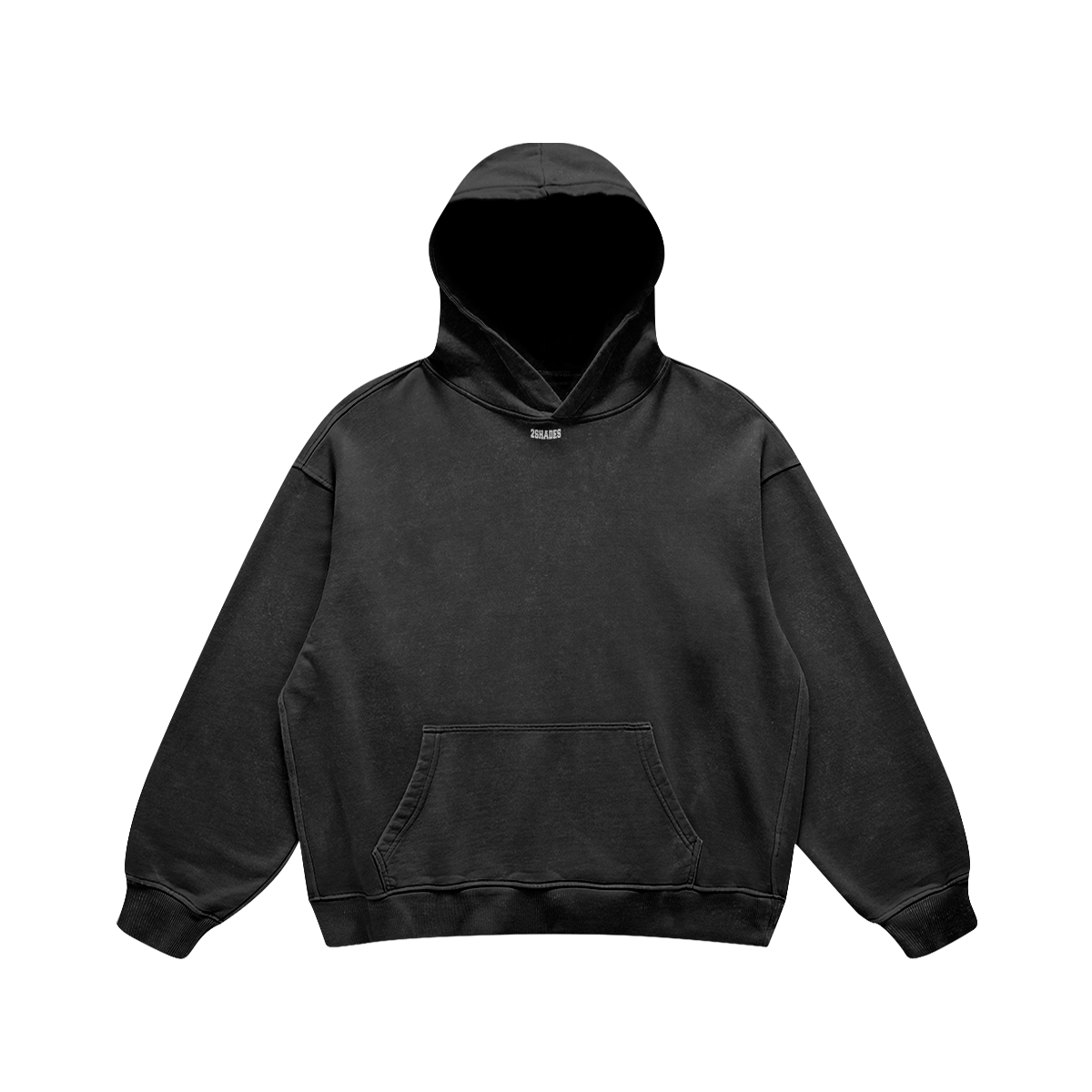 440G Oversized Hoodie Imposter Syndrome Faded Black 2Shades Clothing